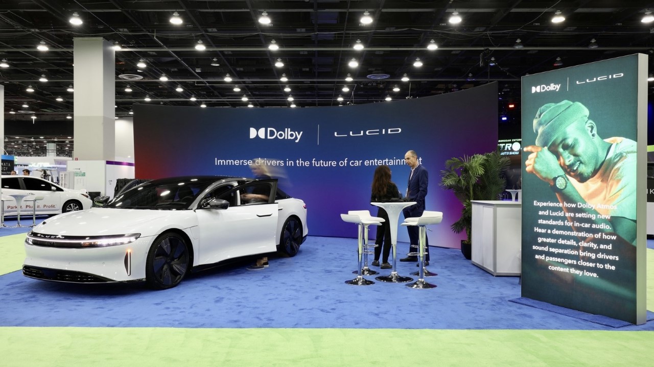 Dolby Atmos and Lucid Motors at the Detroit Auto Show 2022 Dolby