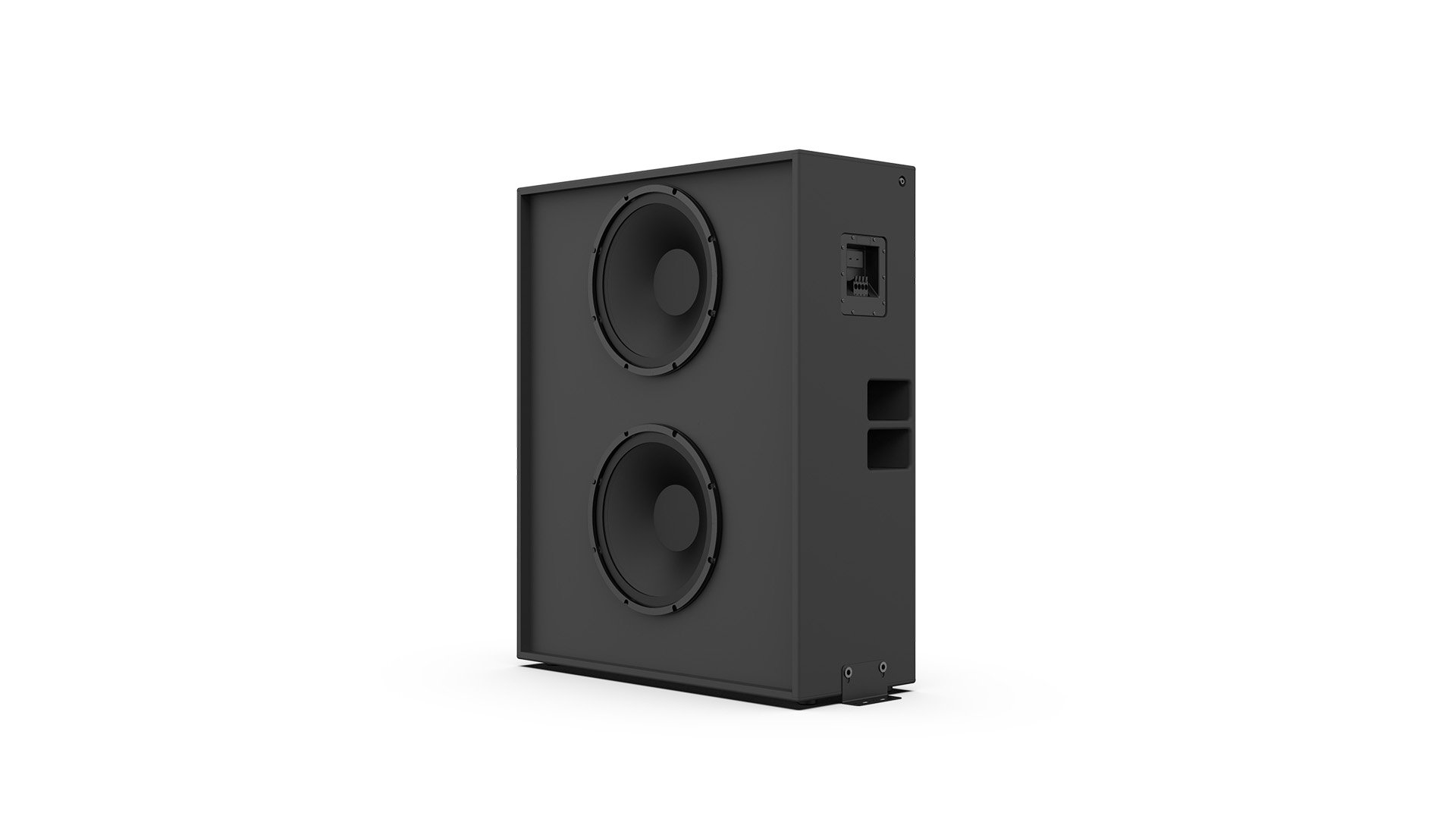 big blue tower speaker