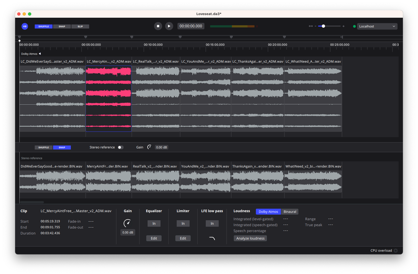 Dolby Atmos Album Assembler