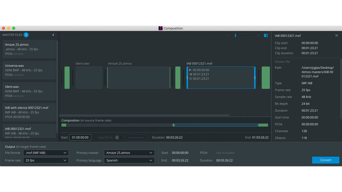 Dolby Atmos Conversion Tool