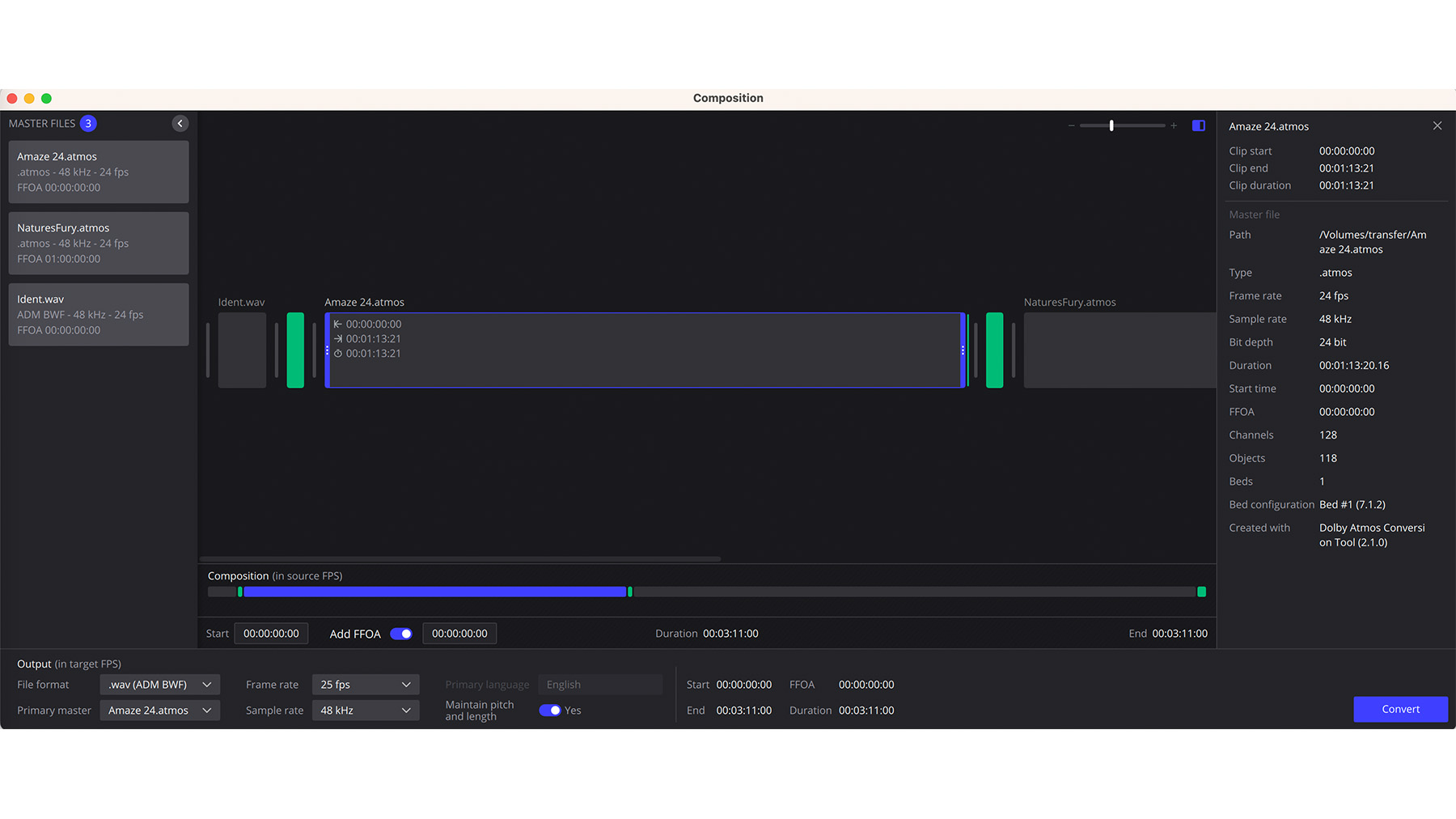 Dolby Atmos Conversion Tool