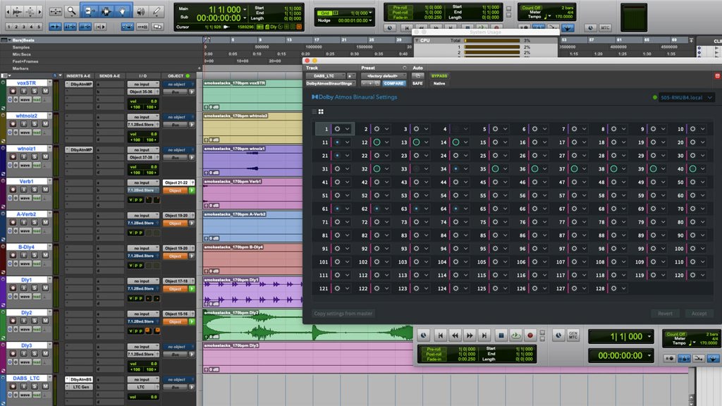 Dolby Atmos Binaural Settings Plug-in
