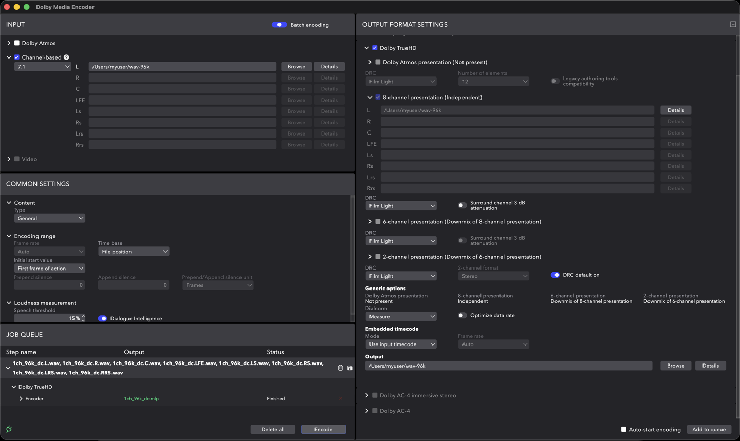 Dolby Media Encoder