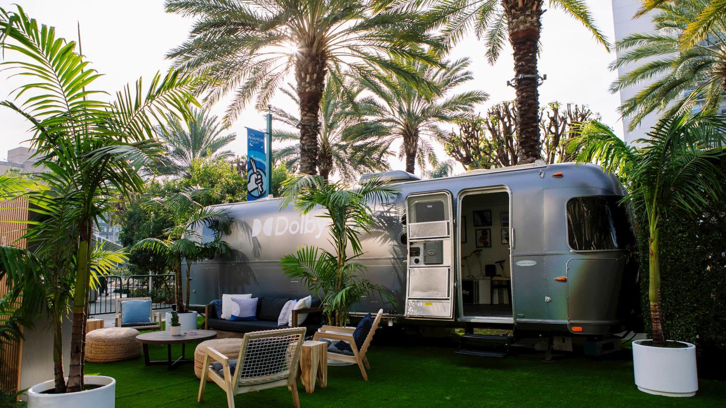 Dolby Recreational Vehicle Outside NAMM Event